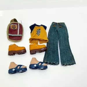 Lote Mochila Zapatos Pantalones Jeans Top Primera Edición Muñeca Eitan Bratz Boyz (Leer) - Imagen 1 de 8