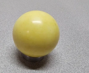 Vintage Ersatz Billard Pool Ball 2 1/4" Durchmesser Standard weiß Queueball # - Bild 1 von 4