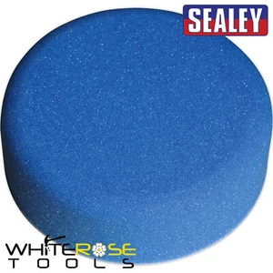 Sealey Buffing & Polishing Foam Head Hook-and-Loop Ø150 x 50mm Blue/Medium - Picture 1 of 2