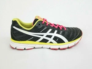 Asic Gel Zaraca Womens Running Shoes Black White Size 9 US - Picture 1 of 7