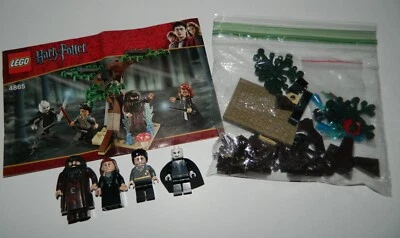 LEGO Harry Potter 4865 EL BOSQUE PROHIBIDO Minifiguras Instrucciones 100% COMPLETO Foto 1 de 4