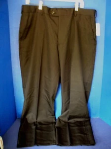 NUEVO CON ETIQUETAS~IZOD~PANTALONES DE VESTIR NEGROS~Rectos Let~Sin desvanecimiento~Sin arrugas~Para hombres 38 x 30 - Imagen 1 de 5