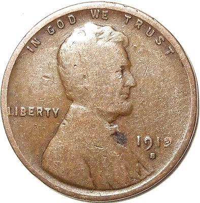 1912-S Lincoln Wheat Cent Semi-Key, Date ERROR, Copper L@@K!!! - Image 1 of 3