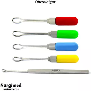 Ohrenschmalz Entferner Ohrenreinige Ohrlöffel bunt Medizinischer Ohren pflege - Bild 1 von 4
