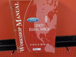 2007 FORD EDGE MKX  FORD SERVICE MANUAL VOL 1  (FM201) - Picture 1 of 3