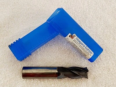 NEW Niagara 3/4 X 3/4 X 1-1/2 X 4 Carbide Square End Mill 4 Flute TIALN 85614 RH - Image 1 of 4