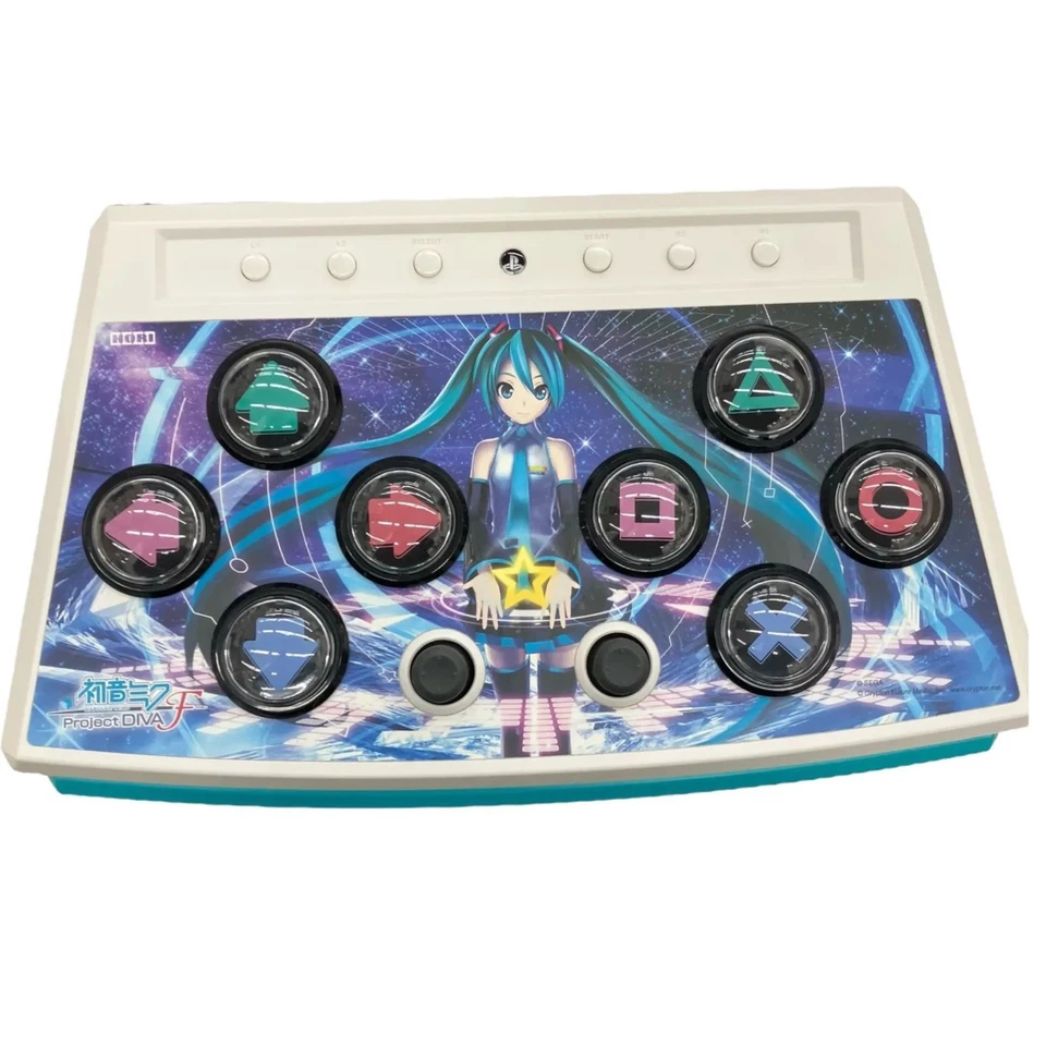 Mini Controlador PS3 Hatsune Miku Project DIVA HP3-901 Accesorio Oficial Japón Foto 1 de 4