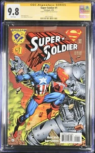 Super Soldier #1 - Amalgam - CGC SS 9.8 NM/MT - Signed by Mark Waid - Picture 1 of 2