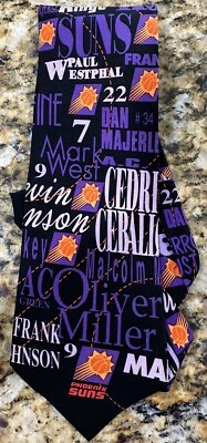 Phoenix Suns Tie 100% Silk Handmade exclusively for the Phoenix Suns - Imagem 1 de 4