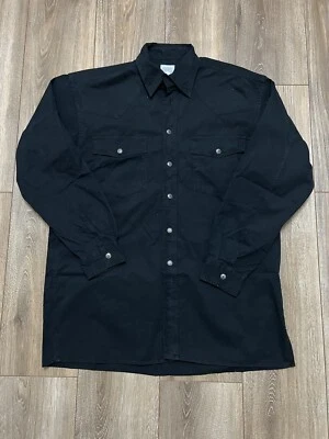 Camisa De Colección Hombre Marlboro Clásica Azul Oscuro Con Botones Hierro Foto 1 de 4