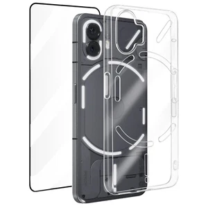 Avizar Case for Nothing Phone 2 Silicone Gel and Beveled Edge Tempered Glass - Picture 1 of 6