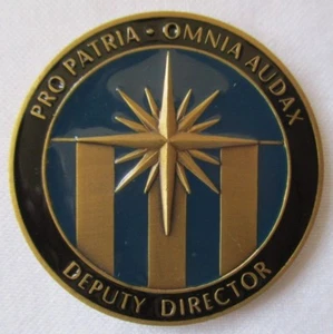 CIA NCS CENTRAL INTELLIGENCE AGENCY DEPUTY DIRECTOR CHALLENGE COIN - Picture 1 of 2