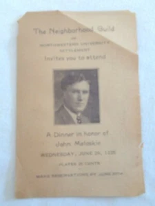 The Neighborhood Guild Dinner for John Maloskie 1935. (#4644) - Picture 1 of 8