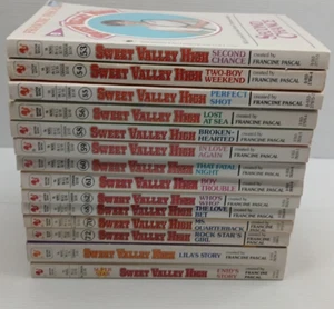1 4x Sweet valley high bundle vintage teenage romance- paperback Francine Pasca - Bild 1 von 14