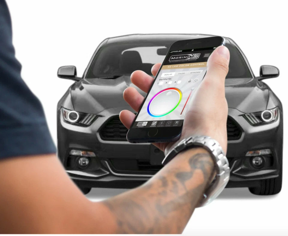 Ford Mustang (15-17): halos ajustados con prisma de perfil (RGB) Foto 1 de 4