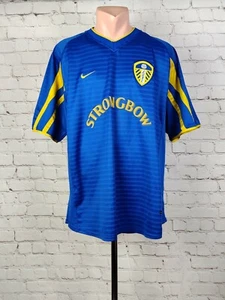 Football shirt soccer Leeds United Peacocks Away 2001/2002/2003 Jersey Nike XL - Picture 1 of 12