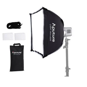 Aputure Light Box 4545 Bowens Mount Square Softbox with Honeycomb Grid - Picture 1 of 6