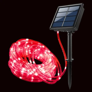 100 LED Solar Powered Garden Party Fairy String Lights Waterproof Outdoor Light - Picture 1 of 11