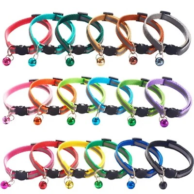 CAT Collar Reflective Safety Release Breakaway Buckle Kitten Puppy Pet Bel  - image 1 of 4