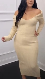 Maxi Long Sleeves Dress - Picture 1 of 6