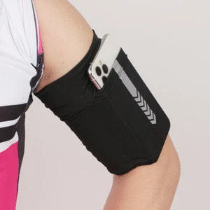 Phone Armband Arm Band Sleeve Phone Holder 7.5in Max Phone Key Card Holder Bag - Picture 1 of 10