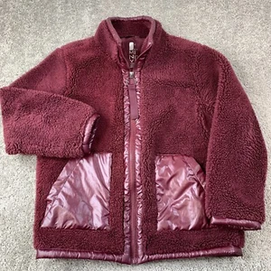 Marc New York Performance Fleece Knit Light Zip Up Jacket Women's S Animal Hair - Picture 1 of 9