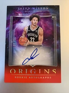2023-24 Panini Origins Jalen Wilson /99 On Card Auto RC Rookie Autographs RA-JWB - Picture 1 of 4
