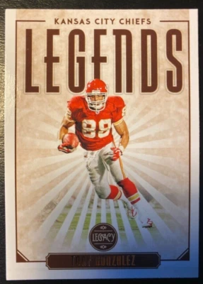 Tony Gonzalez 2020 Panini Legacy Legends #140 Kansas City Chiefs - Image 1 of 2
