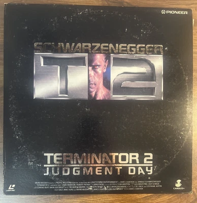 Terminator 2 Judgement Day - Arnold Schwarzenegger Pioneer Laser Disc 2 Disc - Image 1 of 4