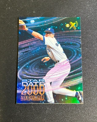 1997 Fleer Skybox E-x2000 Stardate 2000 Insert SP #1 - Alex Rodriguez Yankees - Image 1 of 2