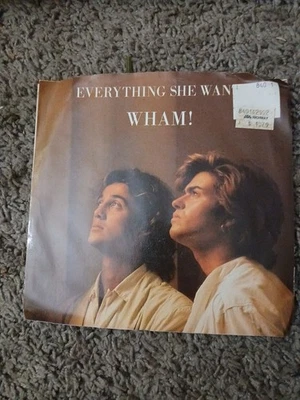 45-rpm-Columbia / Wham / Everything She Wants / Like A Baby / NM / 1984 - Image 1 of 4