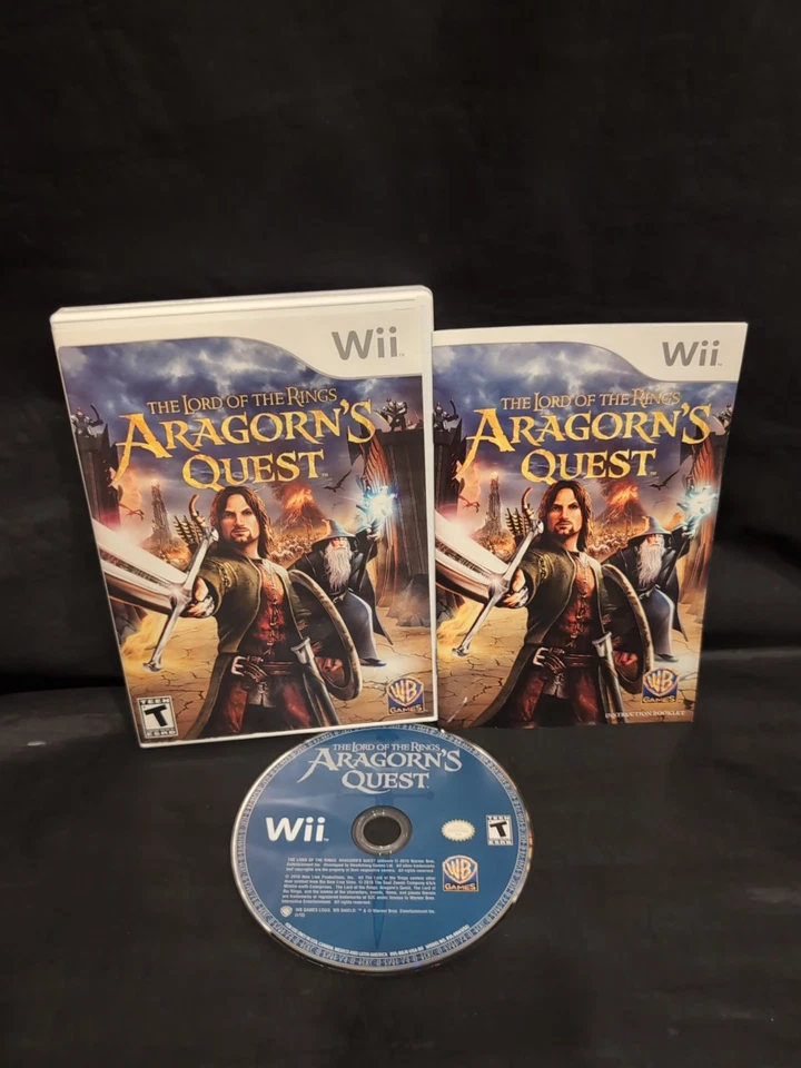 Lord of the Rings: Aragorn's Quest (Nintendo Wii, 2010) Completo  Foto 1 de 1