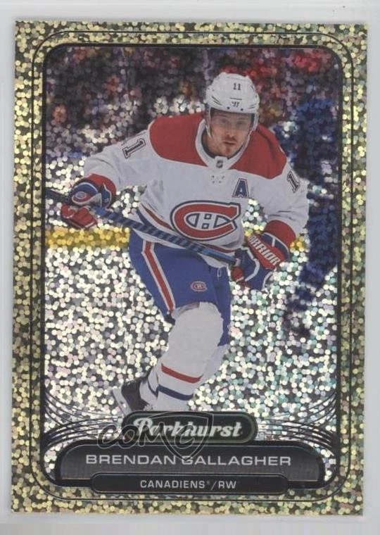 2023-24 Upper Deck Parkhurst Gold Patterned Foil Brendan Gallagher #156 - Image 1 of 2