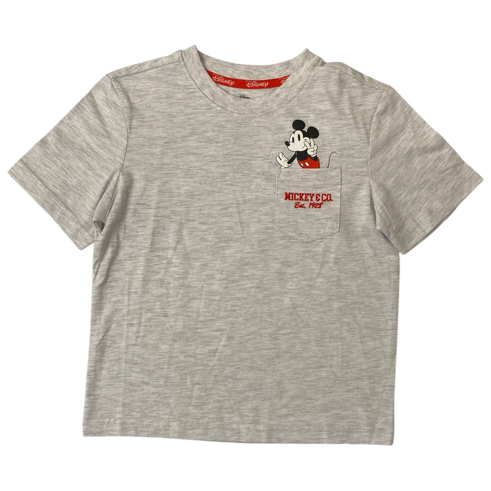 Disney Mickey And Friends White Embroidered Character T-Shirt Adult Size XL