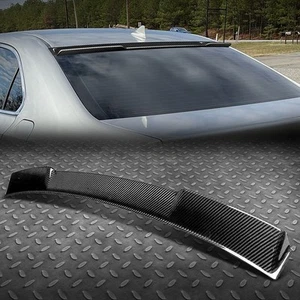 FOR 09-14 ACURA TSX REAL CARBON FIBER REAR WINDSHIELD WINDOW ROOF VISOR SPOILER - Picture 1 of 6