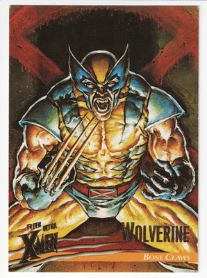 1996 FLEER ULTRA X-MEN: WOLVERINE PROMO #P1 INSERT CARD BONE CLAWS MARVEL - Image 1 of 4