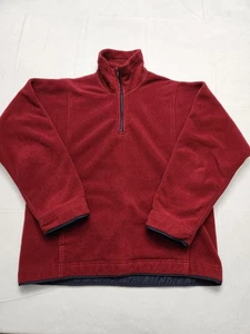 Suéter Vintage Patagonia Para Hombre Mediano Rojo Synchilla Vellón Media Cremallera Exterior Años 90 - Imagen 1 de 16