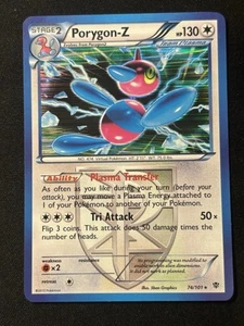 2013 Plasma Blast Set Pokemon Card 074 Porygon-Z LP - Picture 1 of 2