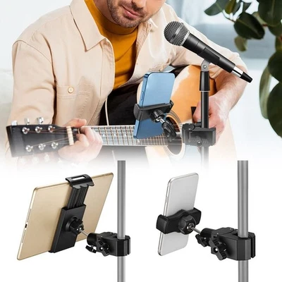 1/4 Thread Tablet Mount Holder 360-Degree Rotable Swivel Mount  Podcasting - Image 1 of 4