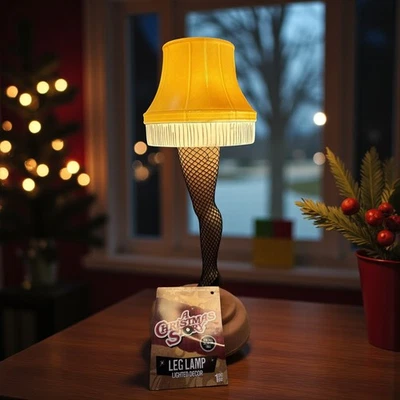 GEMMY A CHRISTMAS STORY Leg Lamp Blow Mold Light Up Christmas Decor Tabletop Window