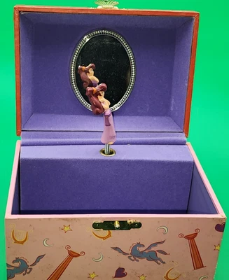 Joyero de música vintage Disney Hércules FUNCIONANDO raro Foto 1 de 4