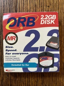 Castlewood ORB 2.2GB DISK, Mac Format, Factory Sealed - Photo 1/4