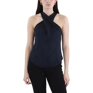 A.L.C. Womens Navy Zipper Tank Top 12 BHFO 0444 - Picture 1 of 2