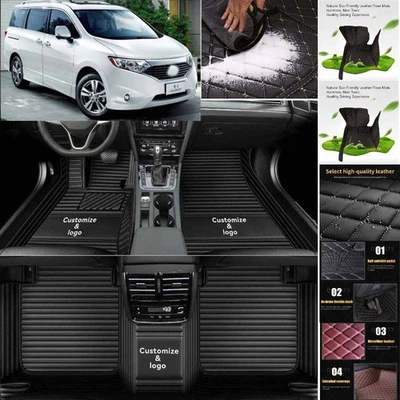 For Nissan Quest Car Floor Mats Custom Waterproof Luxury Carpets Auto Liner - Изображение 1 из 4