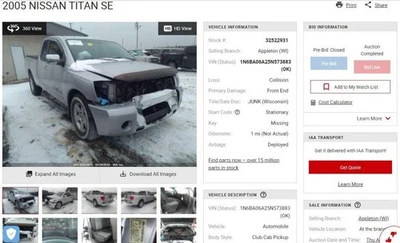 Passenger Side View Mirror Without Power Folding Fits 04-15 ARMADA 3801985 Foto 1 de 4