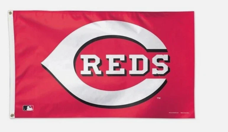 Cincinnati Reds MLB Red Deluxe 3' x 5' Flag Wincraft - Image 1 of 1