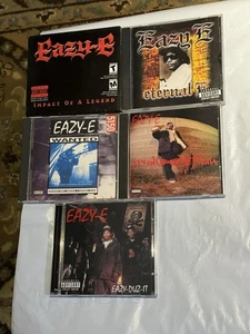EAZY-E (5 Compact Disc Lot)/OOP/Rare/poster/CD’s Used & Excellent Condition!!!!! - Picture 1 of 14