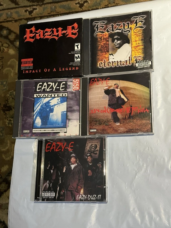 EAZY-E (5 Compact Disc Lot)/OOP/Rare/poster/CD’s Used & Excellent Condition!!!!! - Image 1 of 4