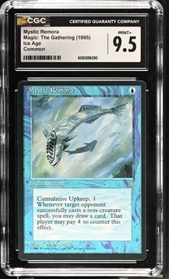 Mystic Remora. Ice Age Mtg. CGC 9.5 Mint+! - Image 1 of 2