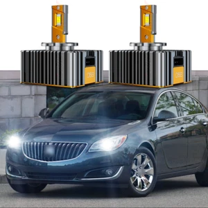 For Buick Enclave 2008-2012 LED Headlight Bulb Replacement Low High Beam Bulbs - Picture 1 of 10